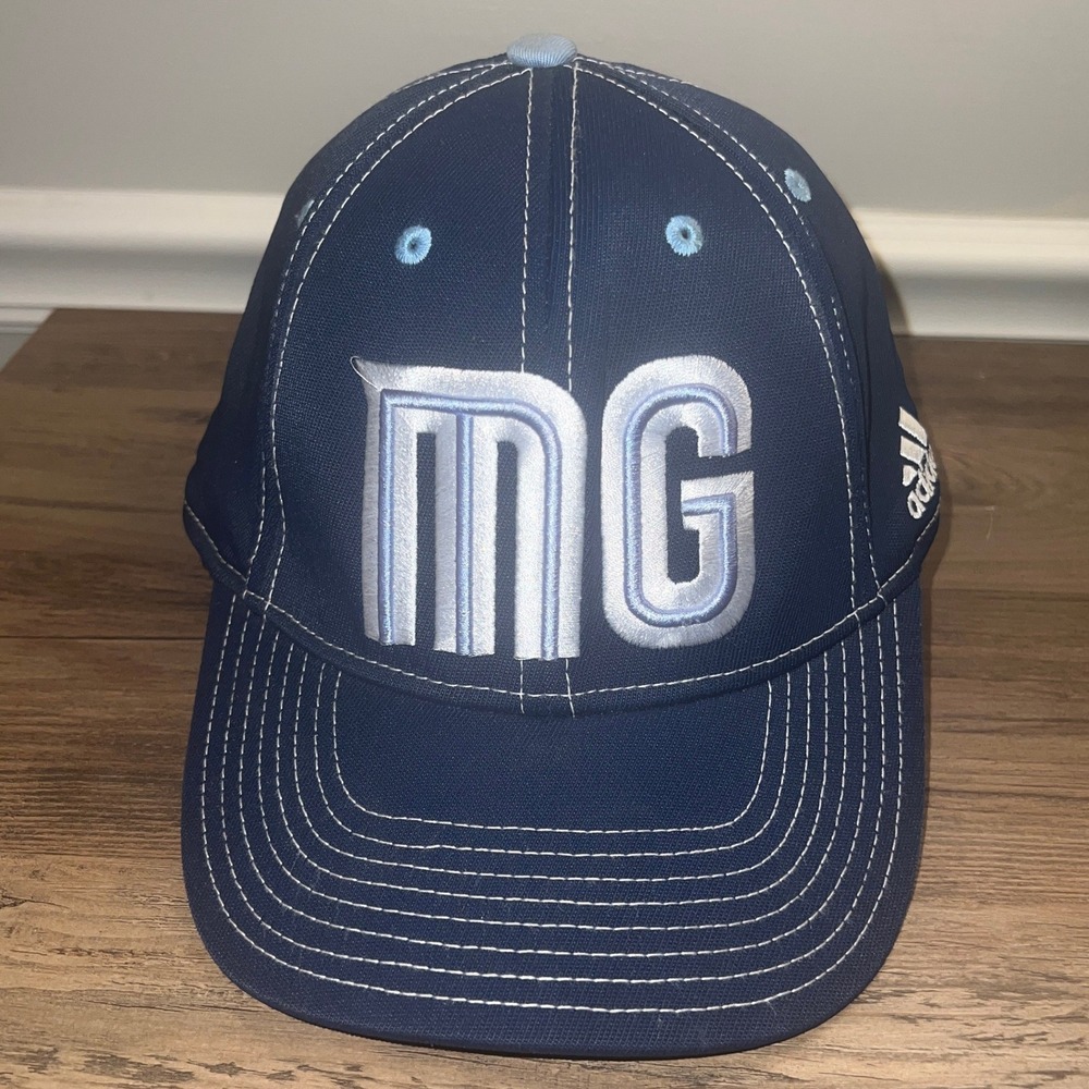 Adidas Memphis Grizzlies NBA Climalite Navy Blue Stretch Fit Hat L/XL MG Logo